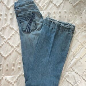 7 For All Mankind Light wash Dojo Flare Jeans